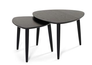 Team 55X55 cm Lilla Svartbetsad Ek - Bordbirger - Bonus M&ouml;bler