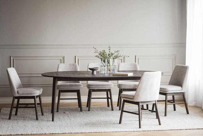 Bild 7, Amesbury Brunlackad ek / Ljusbeige - Rowico Home - Bonus Möbler