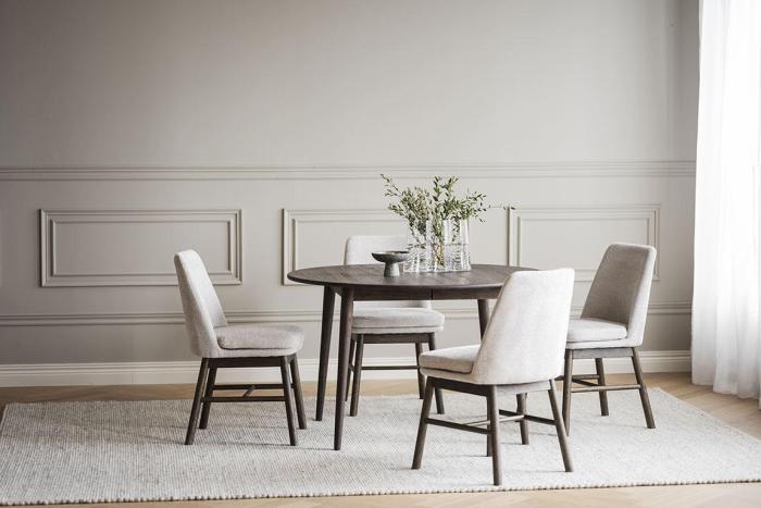 Bild 5, Tyler Ø120-165X120 cm Brunoljad Ek - Rowico Home - Bonus Möbler