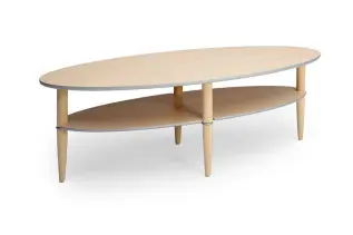 Madrid 160X70 cm Bj&ouml;rk / Silverkant - Bordbirger - Bonus M&ouml;bler