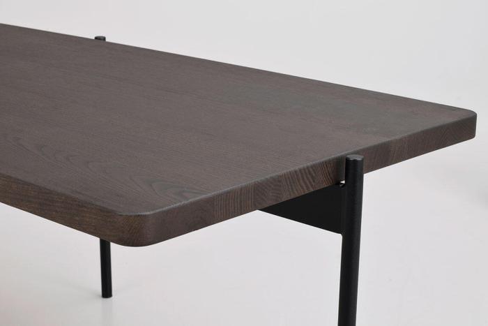 Bild 3, Shelton 95X50 cm Brun ask / Svart metall - Rowico Home - Bonus Möbler