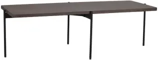 Shelton 145X60 cm Brun ask / Svart metall - Rowico Home - Bonus M&ouml;bler
