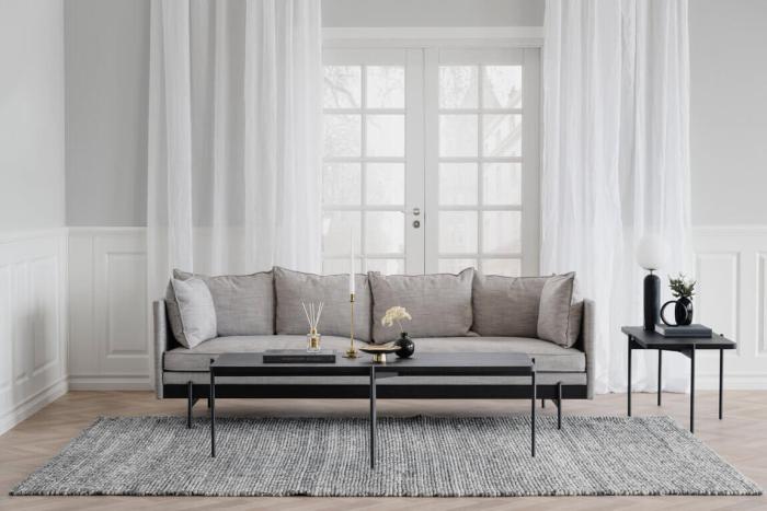 Bild 4, Shelton 95X50 cm Svart ask / Svart metall - Rowico Home - Bonus Möbler