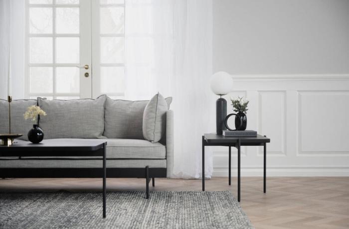 Bild 7, Shelton 95X50 cm Svart ask / Svart metall - Rowico Home - Bonus Möbler