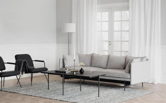 Bild 8, Shelton 95X50 cm Svart ask / Svart metall - Rowico Home - Bonus Möbler
