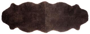 Ella Korth&aring;rigt 2 Skinn 200X60 cm Dark Brown - Shepherd of Sweden - Bonus M&ouml;bler