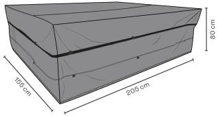 Matgrupp Andas 205X155, H80 cm - Brafab - Bonus M&ouml;bler