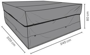 Matgrupp Andas 245X200, H80 cm - Brafab - Bonus M&ouml;bler