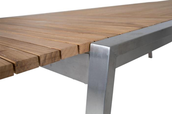 Bild 6, Naos 220-320X100 cm Rostfritt stål - Brafab - Bonus Möbler