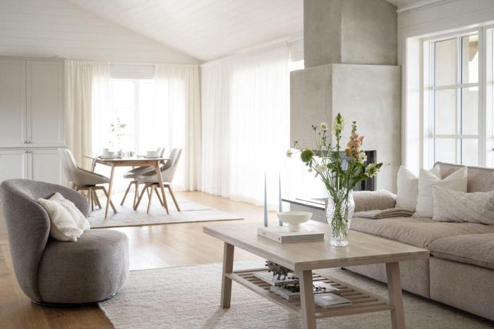 Bild 5, Rawlins Tyg Bobby Beige - Rowico Home - Bonus Möbler