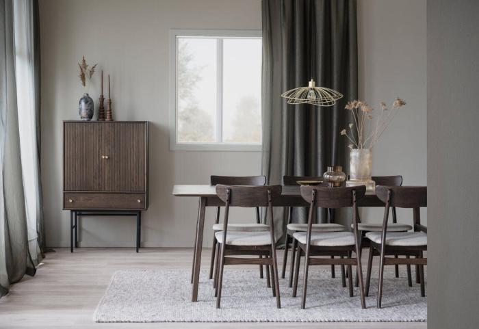 Bild 10, Rodham Brunlackad ek / Beige - Rowico Home - Bonus Möbler