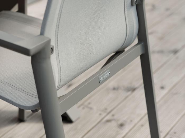Bild 4, Delia Textilene Khaki / Off-white - Brafab - Bonus Möbler