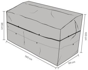 Reclinerset 190X95, H85/100 cm Vattent&auml;t - Brafab - Bonus M&ouml;bler