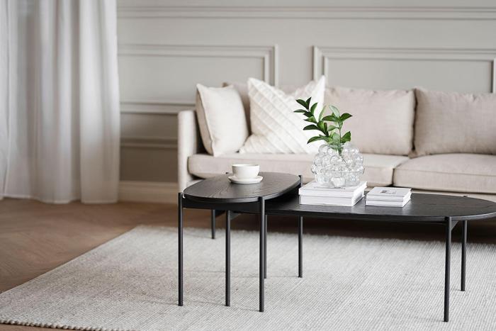 Bild 12, Skye Ovalt 120x60 cm Svart - Rowico Home - Bonus Möbler