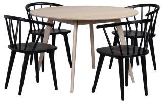 Yumi &Oslash;115 och Carmen Vitpigmenterad Ek - Rowico Home - Bonus M&ouml;bler