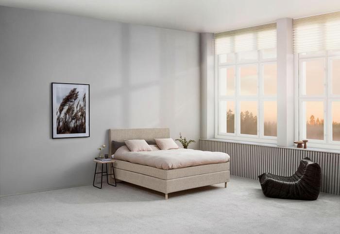 Bild 2, Ambassadör+ Classic Edition 160X200 cm, Beige - Jensen Beds - Bonus Möbler