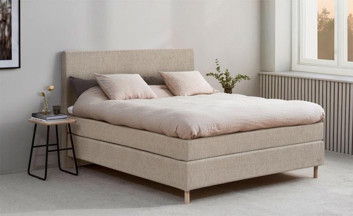 Bild 3, Ambassadör+ Classic Edition 160X200 cm, Beige - Jensen Beds - Bonus Möbler