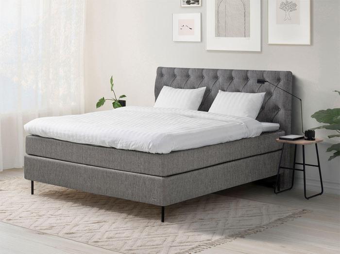 Bild 3, Diplomat Classic Edition 180X200 cm, Grey - Jensen Beds - Bonus Möbler
