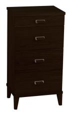 Malva 40 cm 4 l&aring;dor Svartbetsad Lackad Ek - Oscarssons M&ouml;bel - Bonus M&ouml;bler