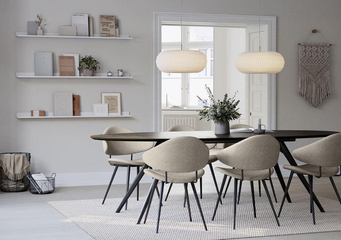 Bild 8, Eclipse 200-300X110 cm Grey stained / Black - Dan-Form - Bonus Möbler