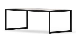Square Bricmate 2000 122X62 cm Svart Marble White Silk - Englesson - Bonus M&ouml;bler