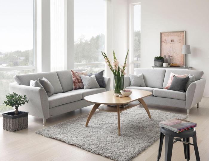 Bild 3, Olivia 3-sits 202 cm - Brunstad - Bonus Möbler