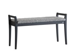 Meja F&aring;rskinnslook Ljusgr&aring; Svartbetsad Lackad Ek - Oscarssons M&ouml;bel - Bonus M&ouml;bler