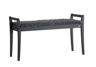 Meja F&aring;rskinnslook M&ouml;rkgr&aring; Svartbetsad Lackad Ek - Oscarssons M&ouml;bel - Bonus M&ouml;bler
