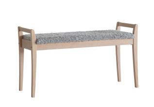 Meja F&aring;rskinnslook Ljusgr&aring; Vitoljad Ek - Oscarssons M&ouml;bel - Bonus M&ouml;bler