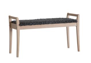 Meja F&aring;rskinnslook M&ouml;rkgr&aring; Vitoljad Ek - Oscarssons M&ouml;bel - Bonus M&ouml;bler