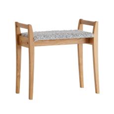 Meja F&aring;rskinnslook Ljusgr&aring; Lackad Ek - Oscarssons M&ouml;bel - Bonus M&ouml;bler