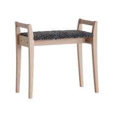 Meja F&aring;rskinnslook M&ouml;rkgr&aring; Vitoljad Ek - Oscarssons M&ouml;bel - Bonus M&ouml;bler