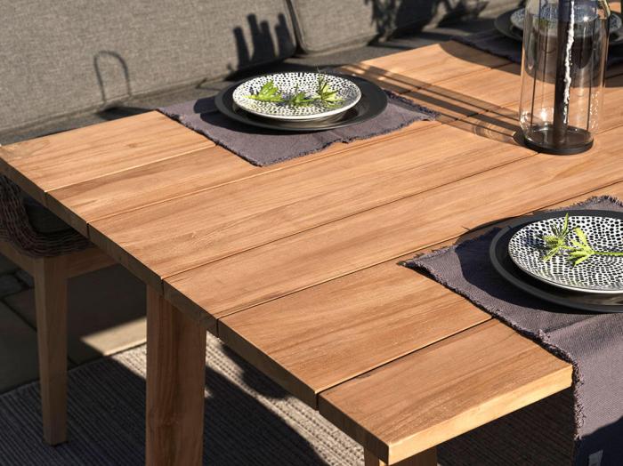 Bild 3, Laurion 230X100 cm Teak - Brafab - Bonus Möbler