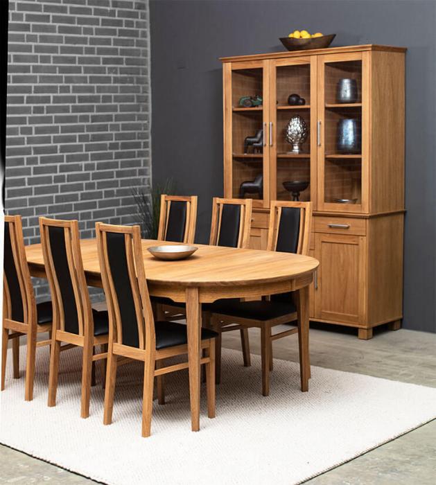 Bild 10, Hovdala Runt Ø115-160/205 cm Oljad ek - Torkelson - Bonus Möbler