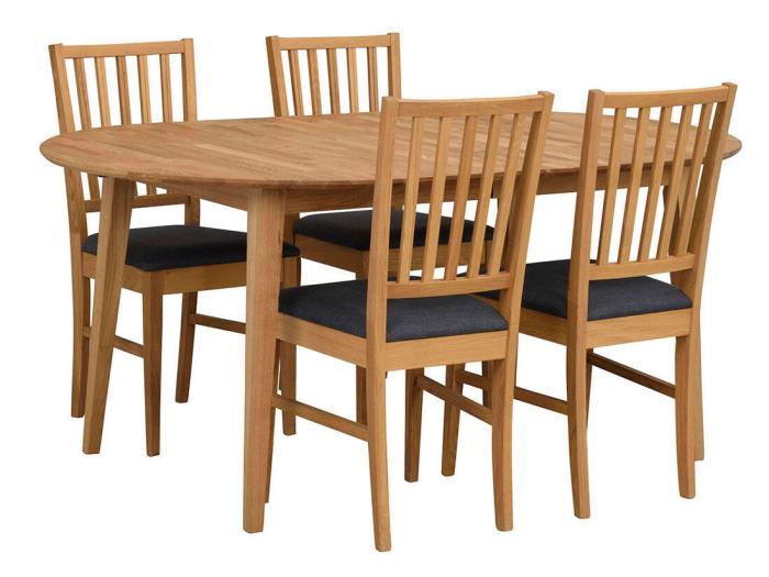 Bild 4, Filippa Oval 170-210X105 cm Oljad ek - Rowico Home - Bonus Möbler