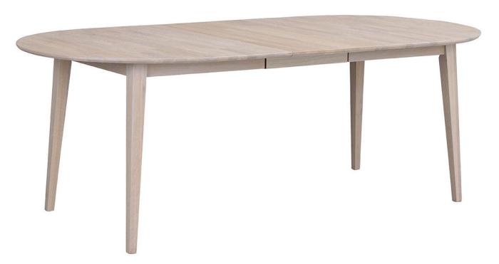Bild 3, Filippa Oval 170-210X105 cm Vitpigmenterad ek - Rowico Home - Bonus Möbler