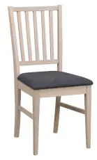 Filippa Vitpigmenterad Ek / Gr&aring;tt tyg - Rowico Home - Bonus M&ouml;bler