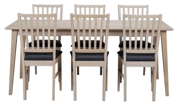 Bild 5, Filippa 180X90 cm Vitpigmenterad ek - Rowico Home - Bonus Möbler