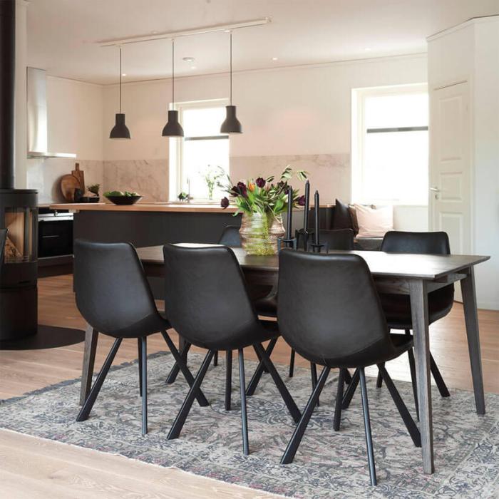 Bild 6, Filippa 180X90 cm Mörkbrun ek - Rowico Home - Bonus Möbler