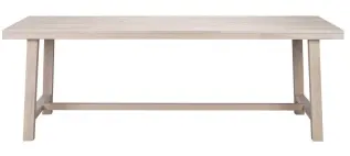 Brooklyn 220X95 cm Tr&auml;ben Oljad Vitpigmenterad Ek - Rowico Home - Bonus M&ouml;bler