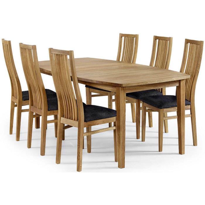Bild 3, Allegro fanerad oljad ek 186-286X100 cm - Torkelson - Bonus Möbler