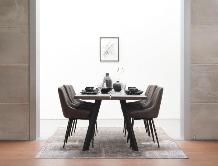 Bild 11, Fred 240X100 cm Mörkbrun / Svart - Rowico Home - Bonus Möbler