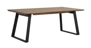 Melville 210X95 cm Brunbetsad Ek - Rowico Home - Bonus M&ouml;bler