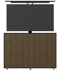 Line Slim 55 tum Burned Walnut Black - Englesson - Bonus M&ouml;bler