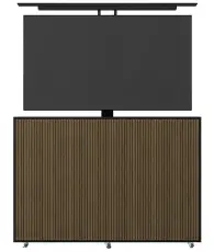 Line Slim 55 tum Burned Walnut Black - Englesson - Bonus M&ouml;bler