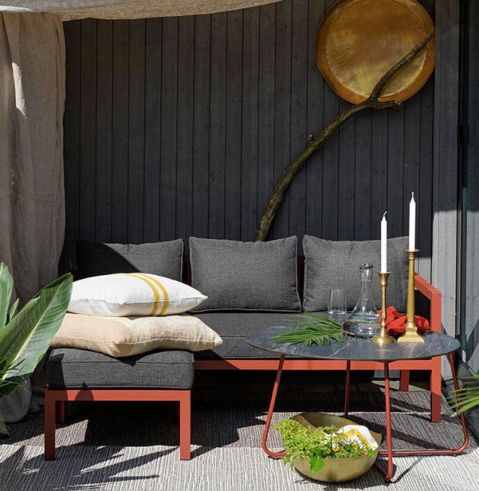 Bild 8, Taverny Ø85 cm Antracit / Laminat natur trä - Brafab - Bonus Möbler