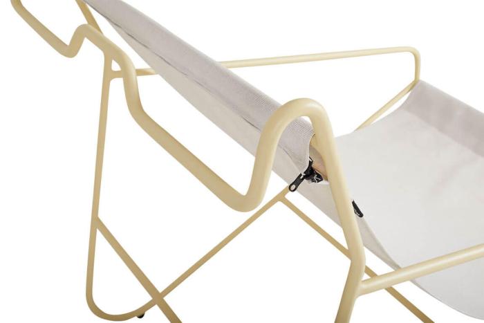 Bild 4, Poul Chair Lemon / Offwhite - Brafab - Bonus Möbler