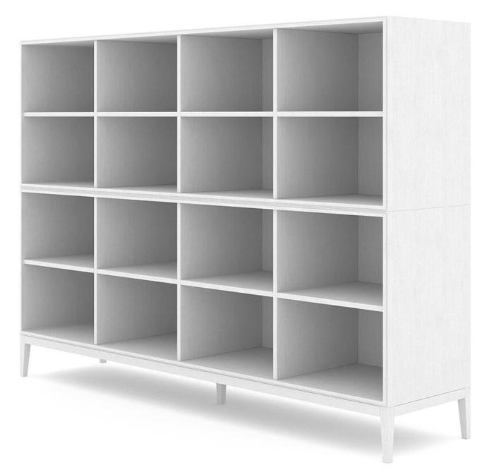 Bild 2, Edge 2.0 2-sektioner 8 hyllor White - Englesson - Bonus Möbler