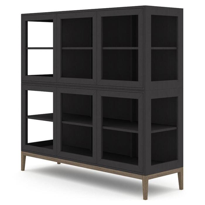 Bild 2, Edge 2.0 2-sektioner 6 dörrar Burned Walnut Black - Englesson - Bonus Möbler