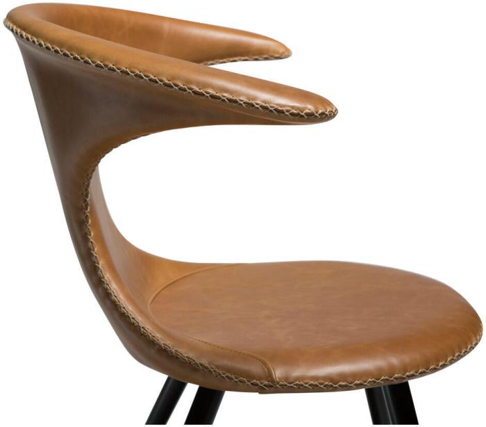 Bild 7, Flair Läder / Runda Svart Light Brown - Dan-Form - Bonus Möbler